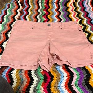 NWT Time and True Relaxed Fit Stretch Pink Shorts. Size small (4-6)
